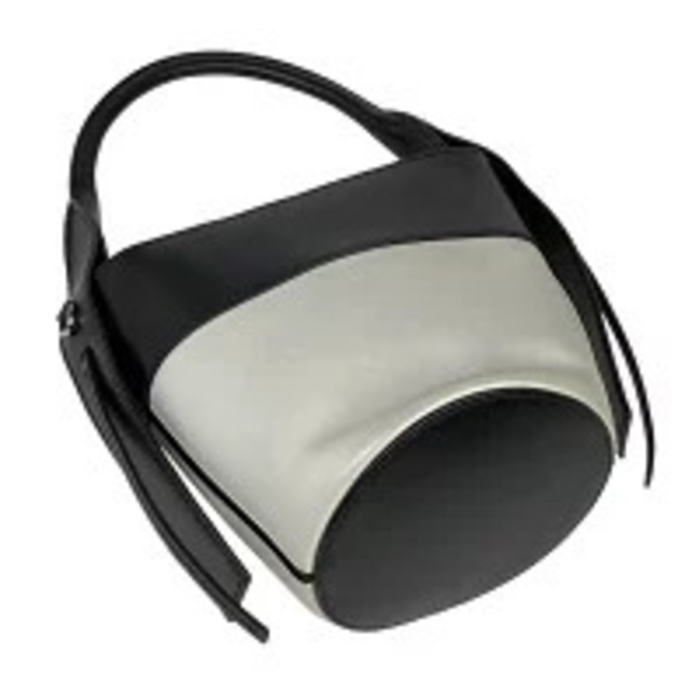 Prada Ouverture Bucket Bag Shoulder Handbag Bi Leather White Black - Picture 2 of 7